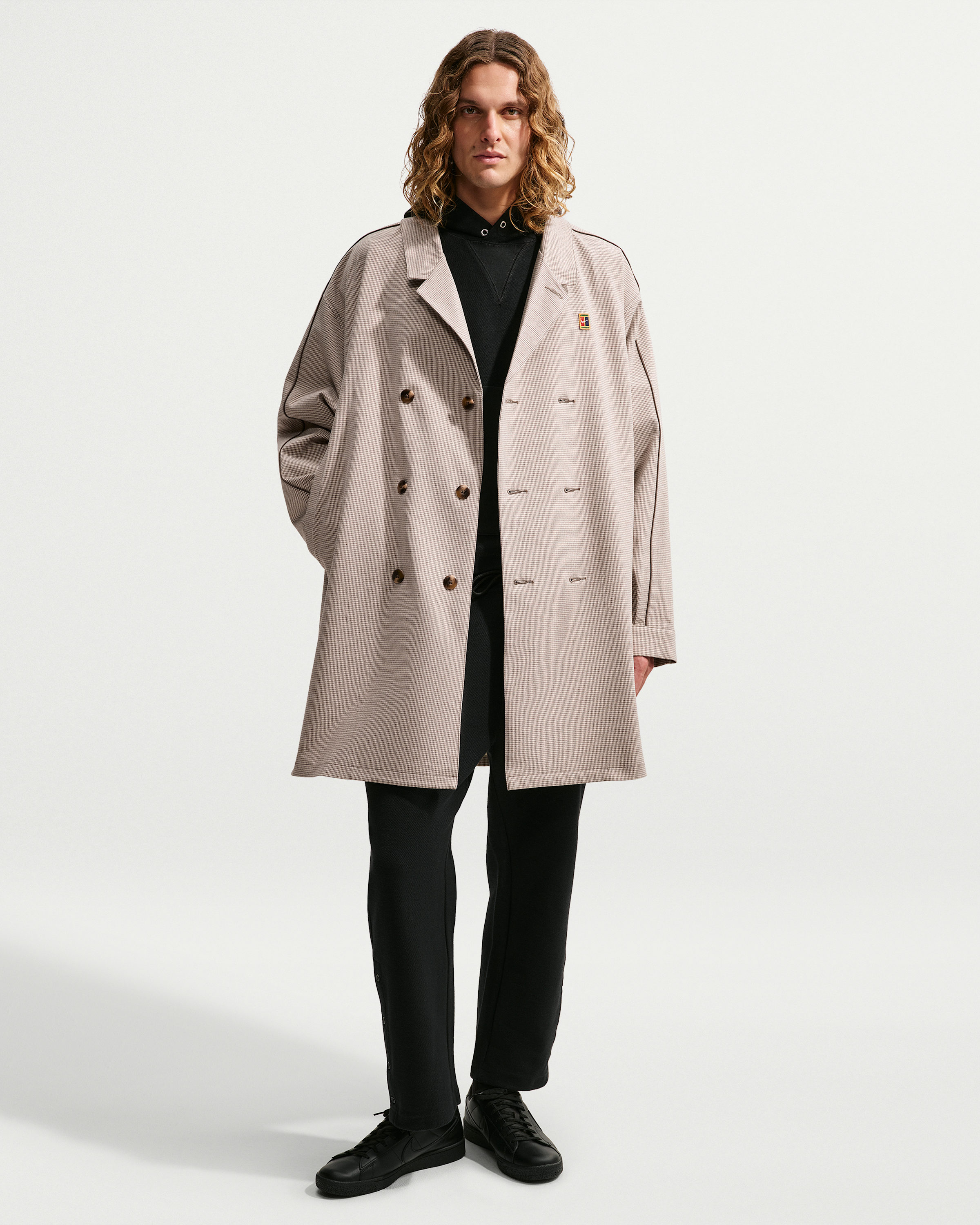 Nike Club Rules Men's Trench Coat - Mink Brown/Sand Drift/Ironstone - View 4