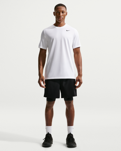 Nike Unlimited Men's Dri-FIT 18cm (approx.) 2-in-1 Versatile Shorts - Black/Black/Black/Black - View 1