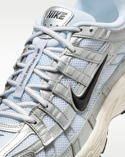 Nike P-6000 Shoes - White/Metallic Silver/Flat Silver/Black - View 7