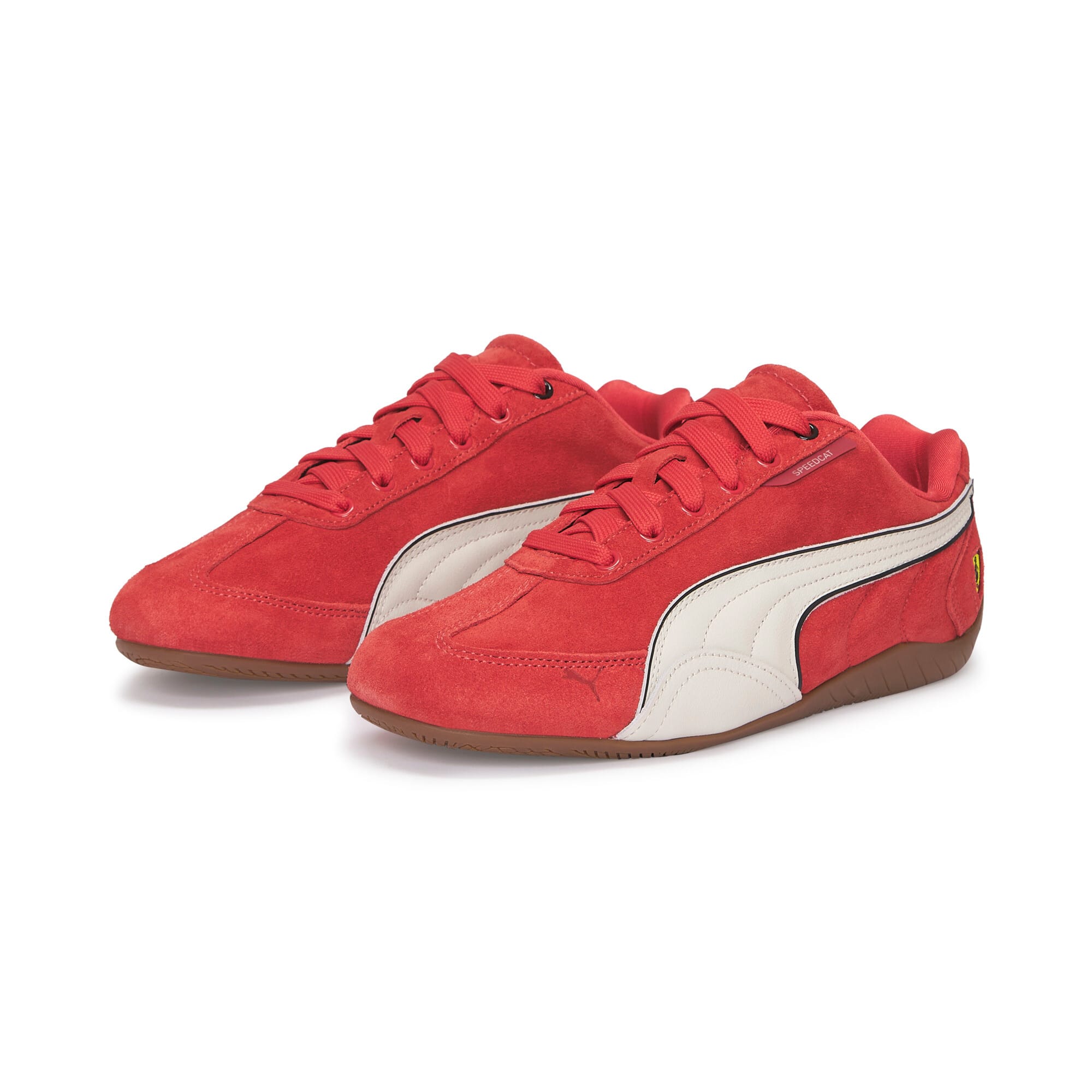 Scuderia Ferrari Speedcat Sneakers Unisex - Rosso Corsa-Vapor Gray - Image 2
