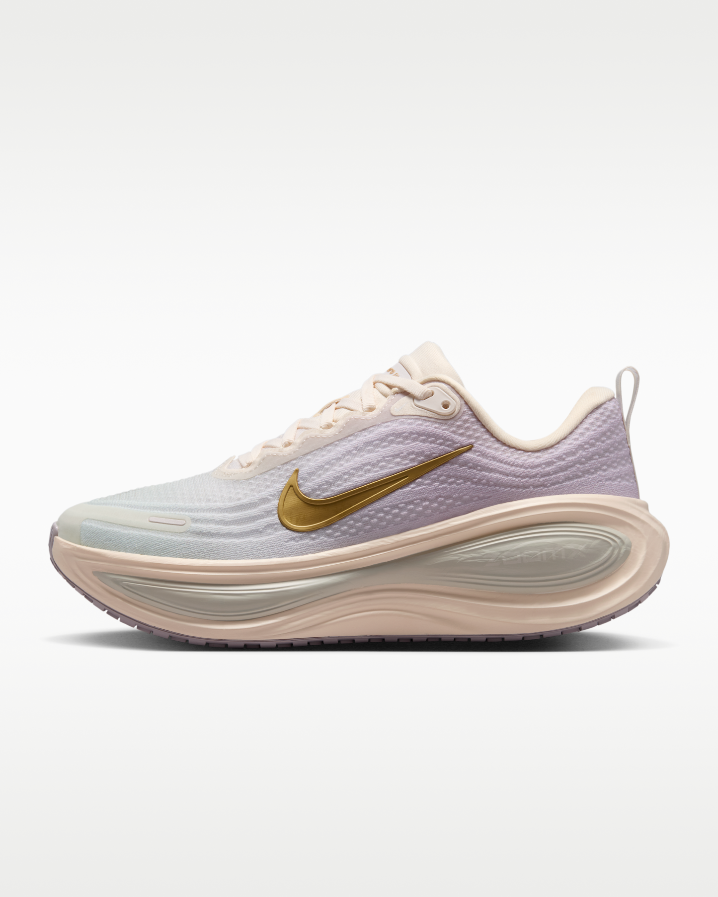 Nike Vomero Plus Women's Road Running Shoes - Chalk/Bleached Lilac/Spruce Aura/Metallic Gold - View 1
