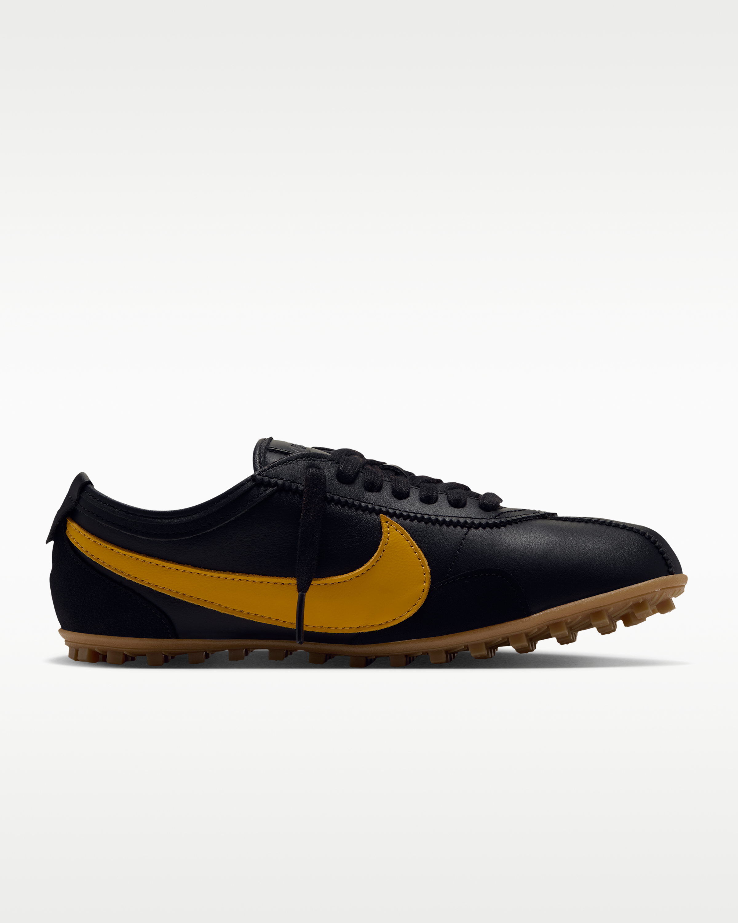 Nike Moon Shoe OG Leather Women's Shoes - Black/Gum Light Brown/Pale Ivory/Yellow Ochre - View 3