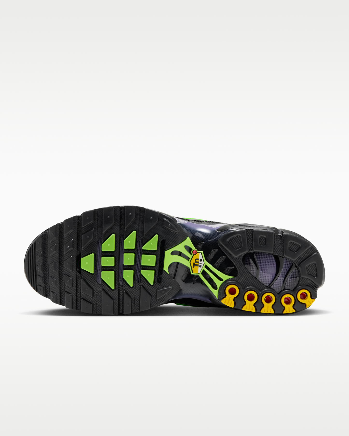 Nike Air Max Plus Men's Shoes - Black/Canyon Purple/Electric Green - View 2