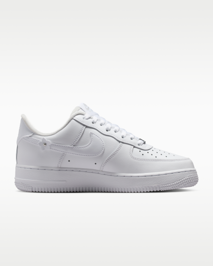 Nike Air Force 1 '07 'Florette' Women's Shoes - White/Wolf Grey/Metallic Silver/White - View 3
