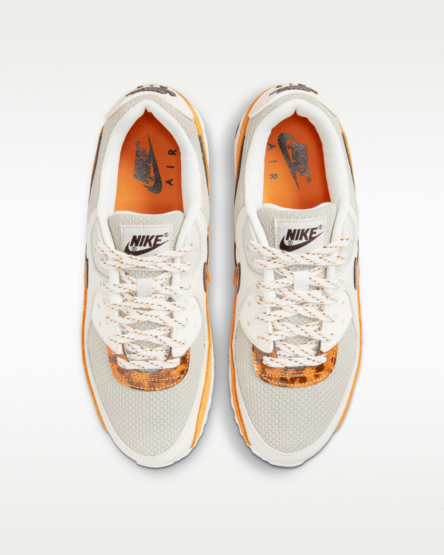 Nike Air Max 90 Women's Shoes - Phantom/Velvet Brown/Light Bone/Light Curry - View 4