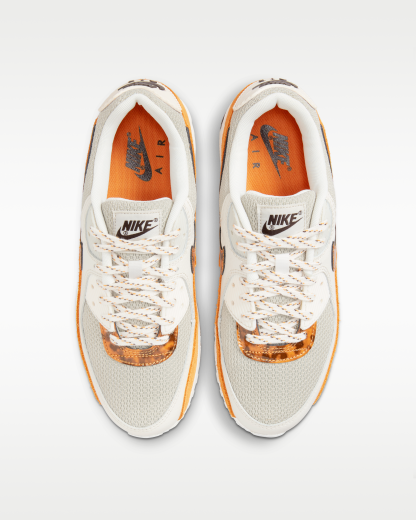 Nike Air Max 90 Women's Shoes - Phantom/Velvet Brown/Light Bone/Light Curry - View 4