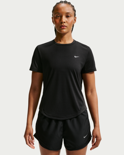 Nike Tempo Women's Dri-FIT Short-Sleeve Running Top - Black - View 1