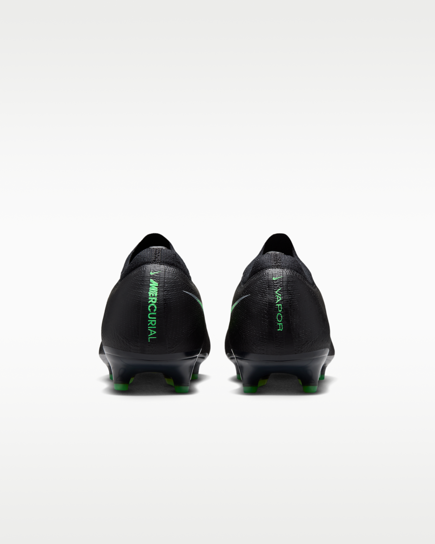 Nike Mercurial Vapor 17 Elite Artificial-Grass Low-Top Football Boots - Black/Black/Illusion Green - View 6