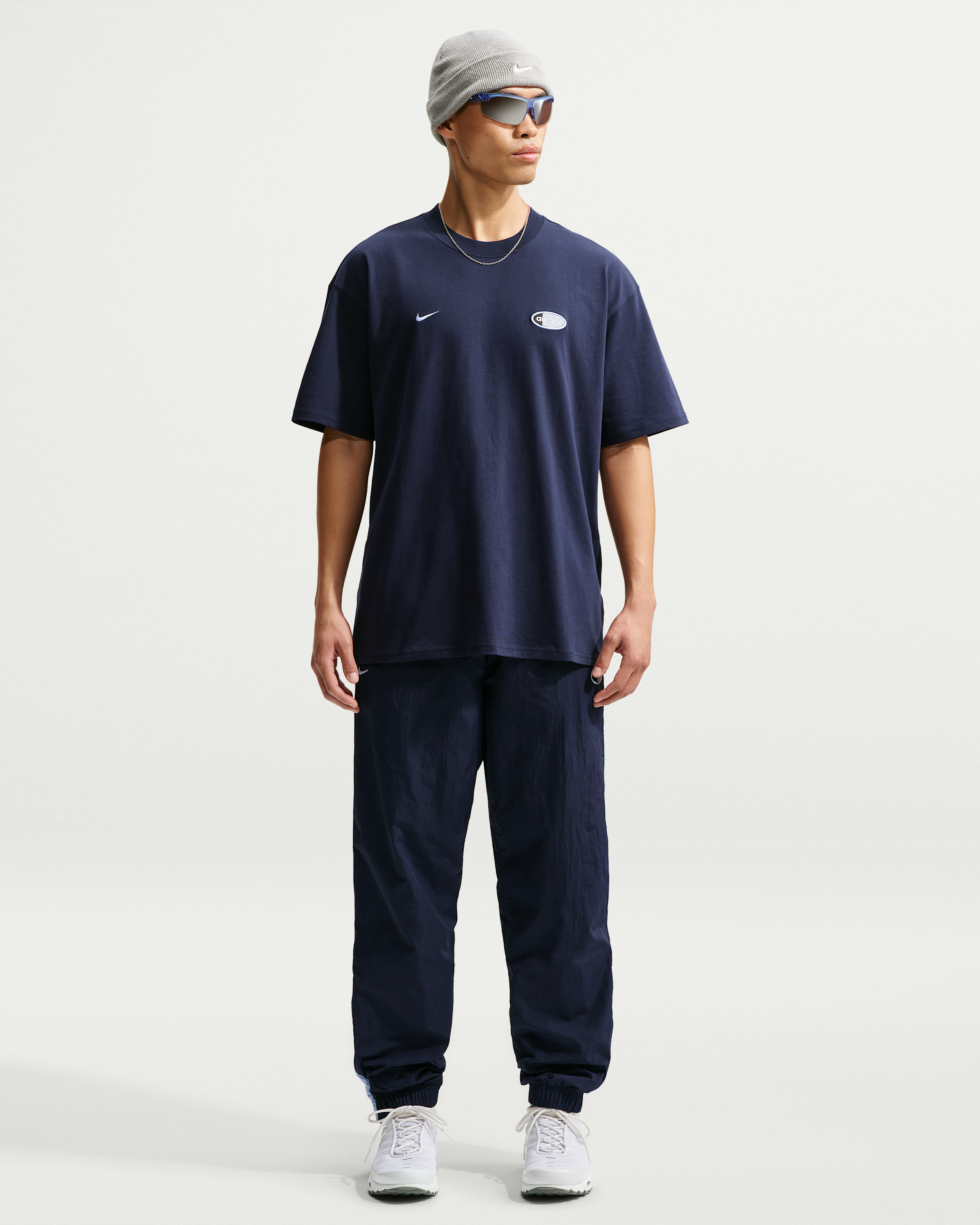 Nike Sportswear Men's T-Shirt - Obsidian/Psychic Blue - View 4