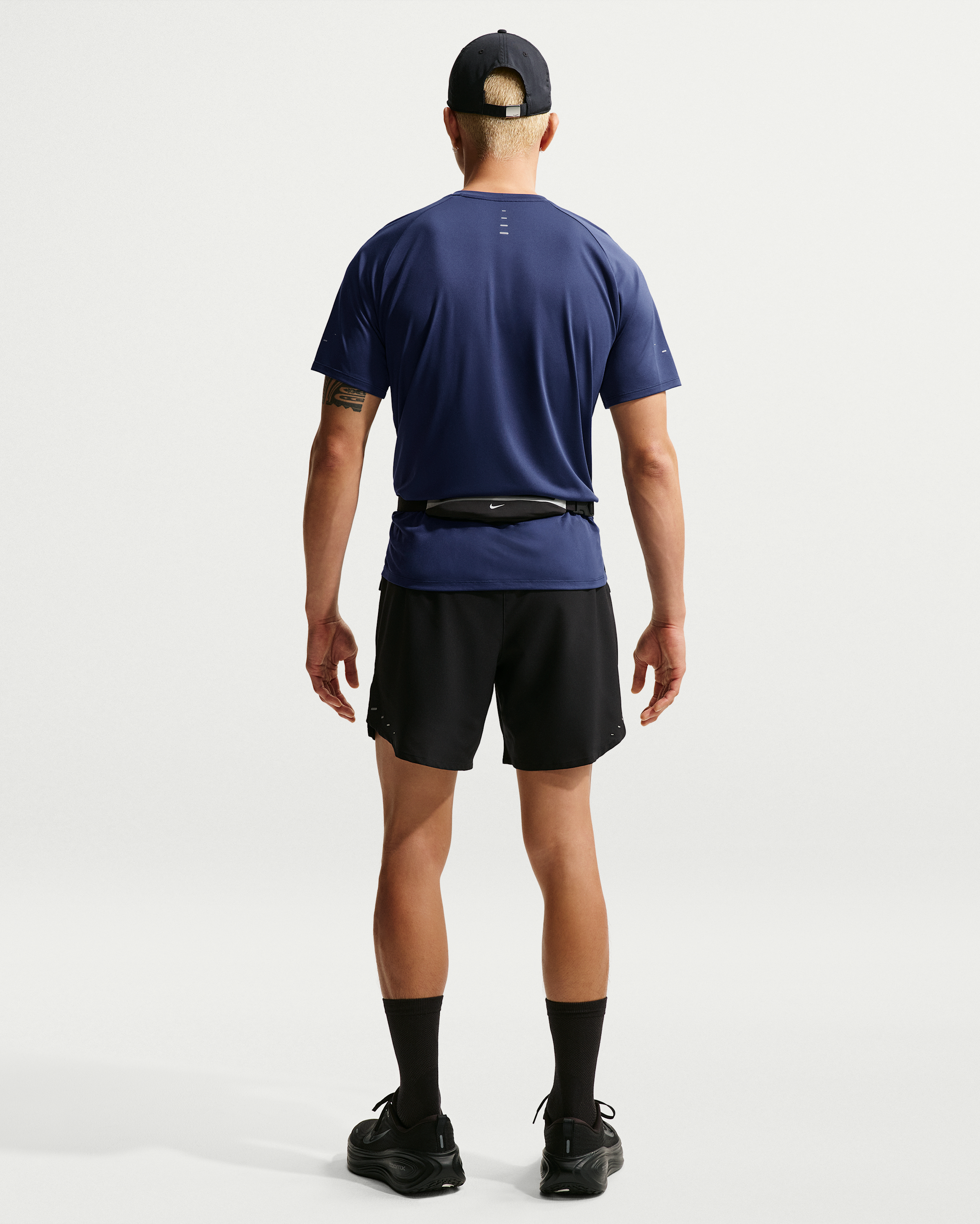 Nike Stride Men's Dri-FIT ADV Short-Sleeve Running Top - Midnight Navy - View 5