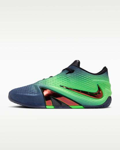 Ja 4 ‘Nightmare’ Basketball Shoes - Obsidian/Black/Voltage Green/Multi-Colour - View 1