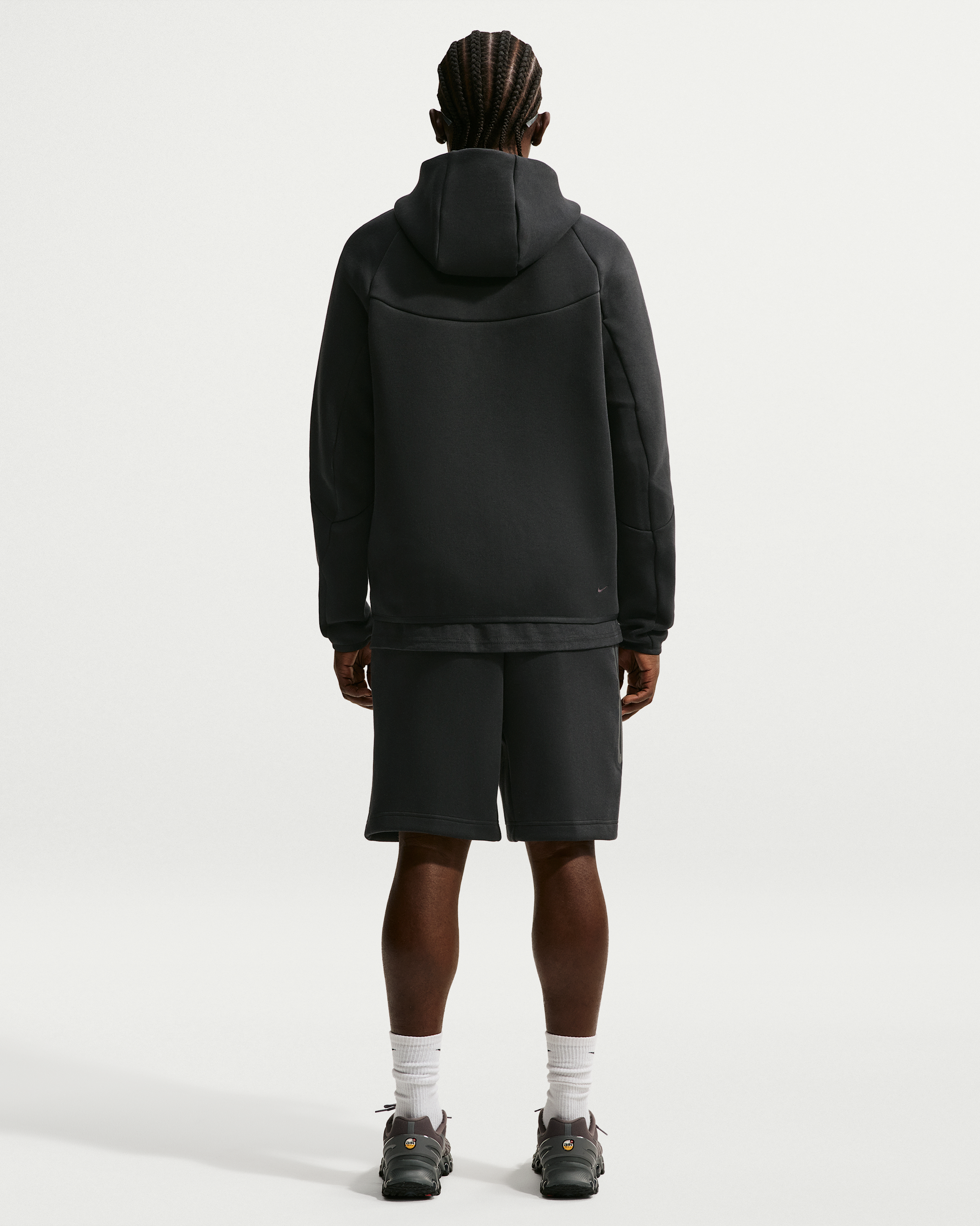 Nike Tech Men's Fleece Shorts - Black/Black - View 5