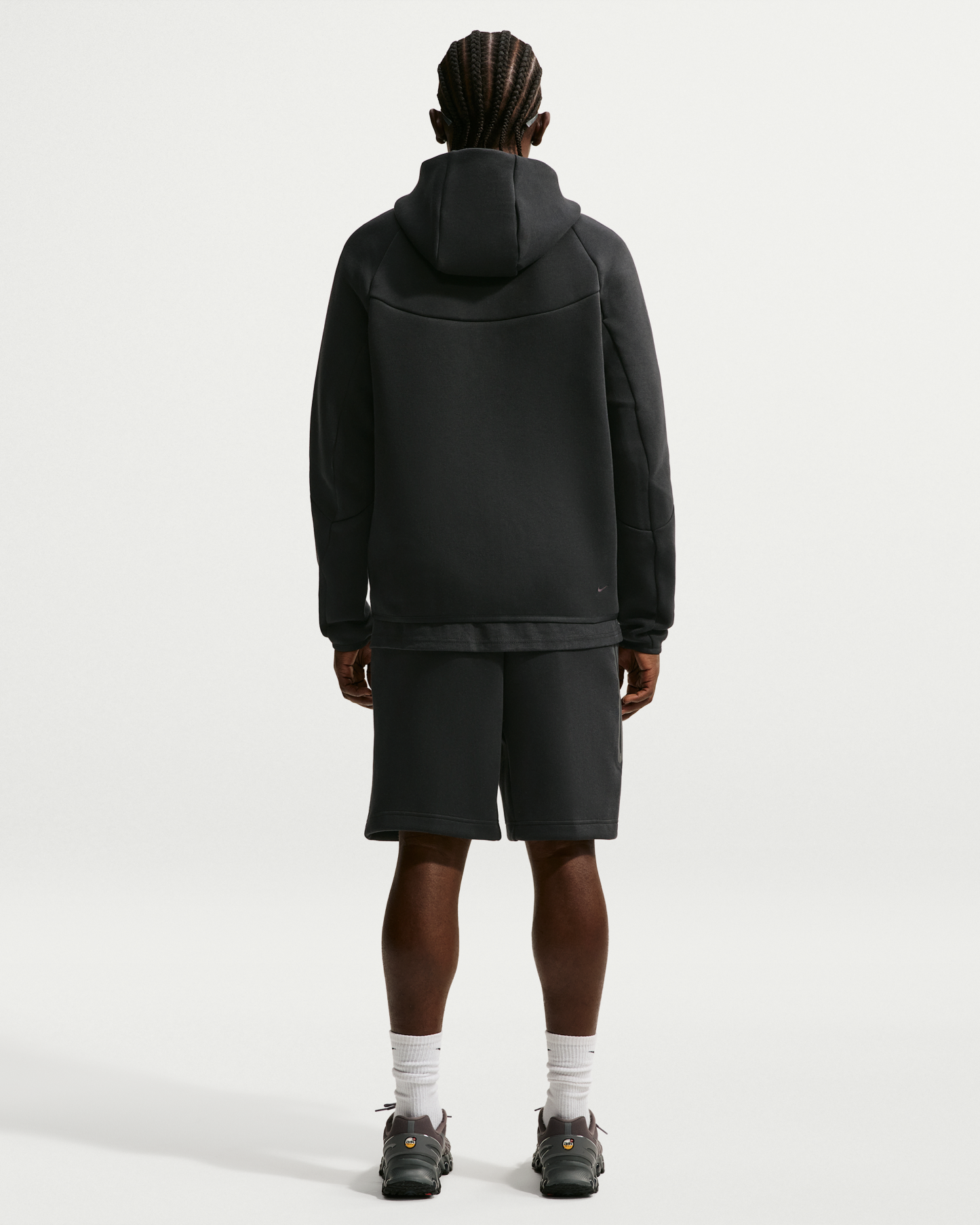 Nike Tech Men's Fleece Shorts - Black/Black - View 5