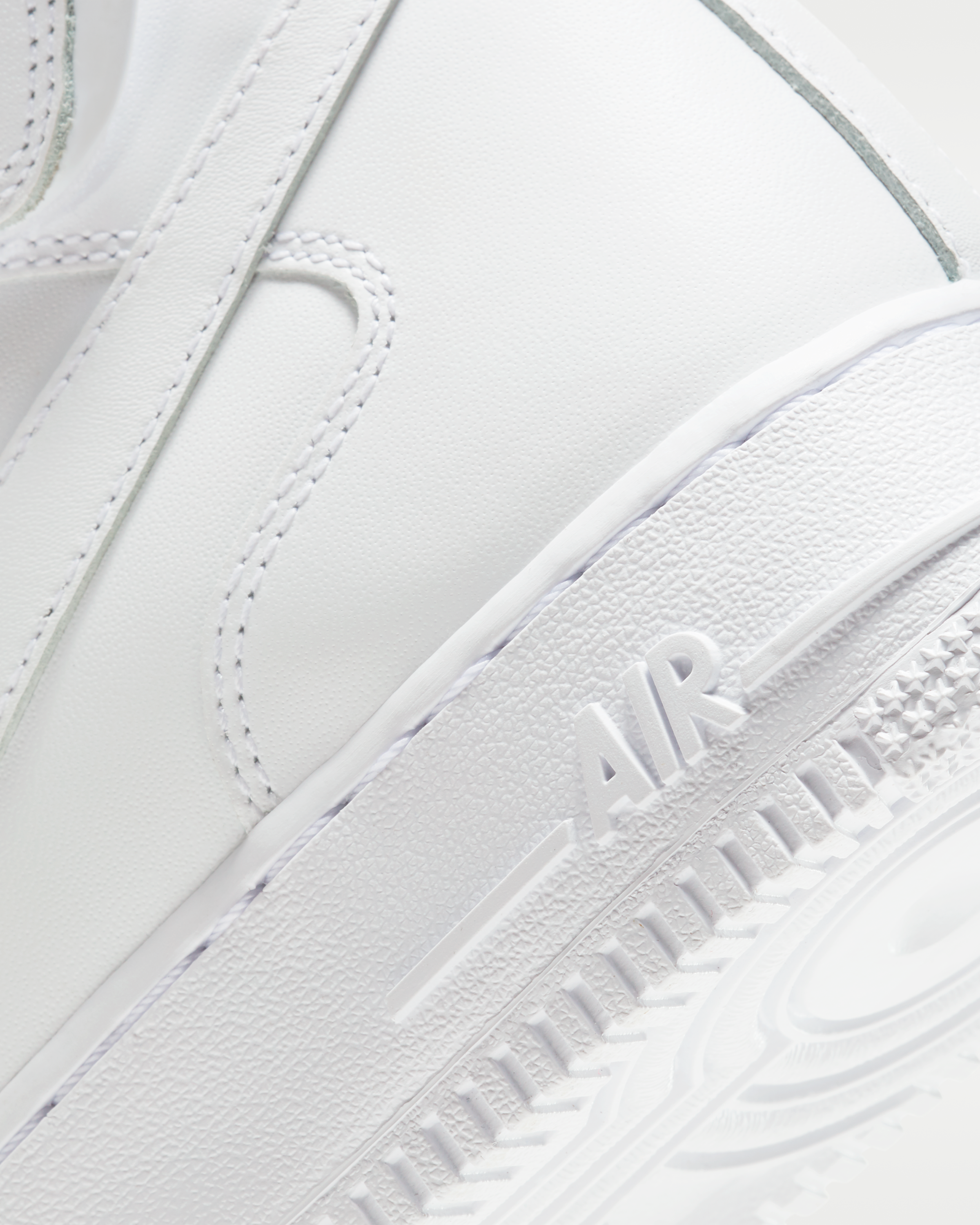 Nike Air Force 1 '07 Mid Women's Shoe - White/White/White - View 8