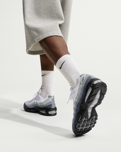 Nike Air Max 95 Big Bubble Men's Shoes - Black/Pure Platinum/Wolf Grey/White - View 9