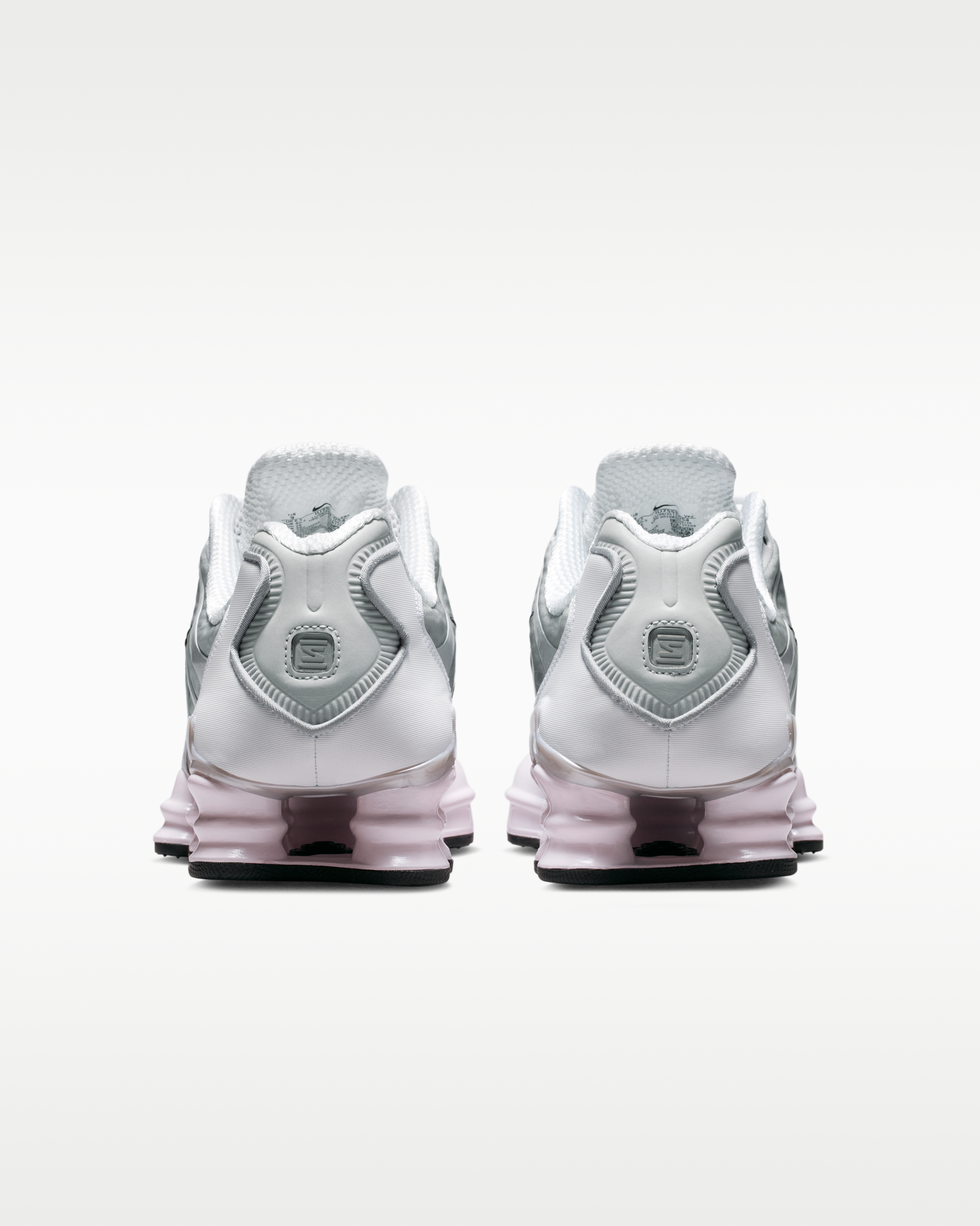 Nike Shox TL Women's Shoes - Neutral Grey/Metallic Silver/Black/Pearl Pink - View 6