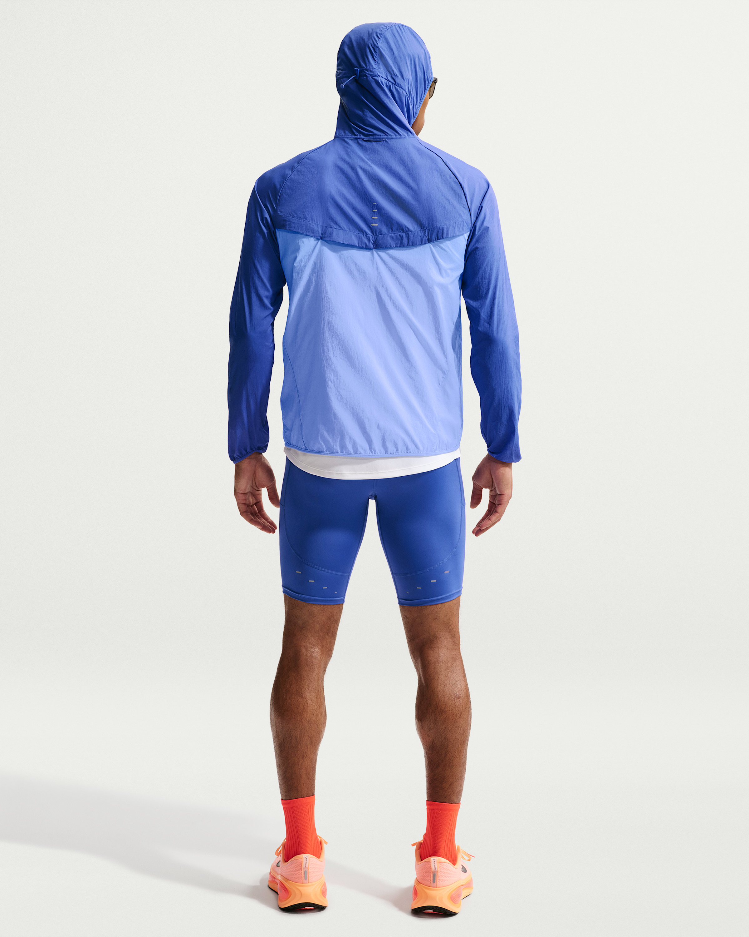 Nike Stride Men's Repel UV Running Jacket - Lapis/Royal Pulse - View 5