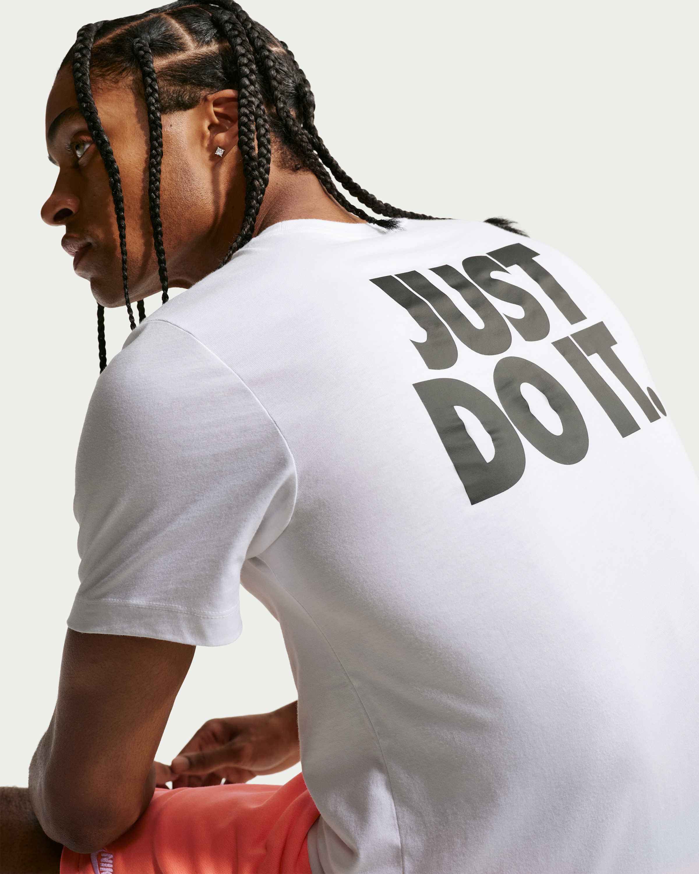 Nike Sportswear T-Shirt - White/Black - View 3