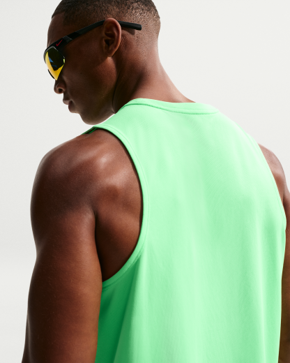 Nike Miler Men's Dri-FIT Running Tank Top - Illusion Green - View 2