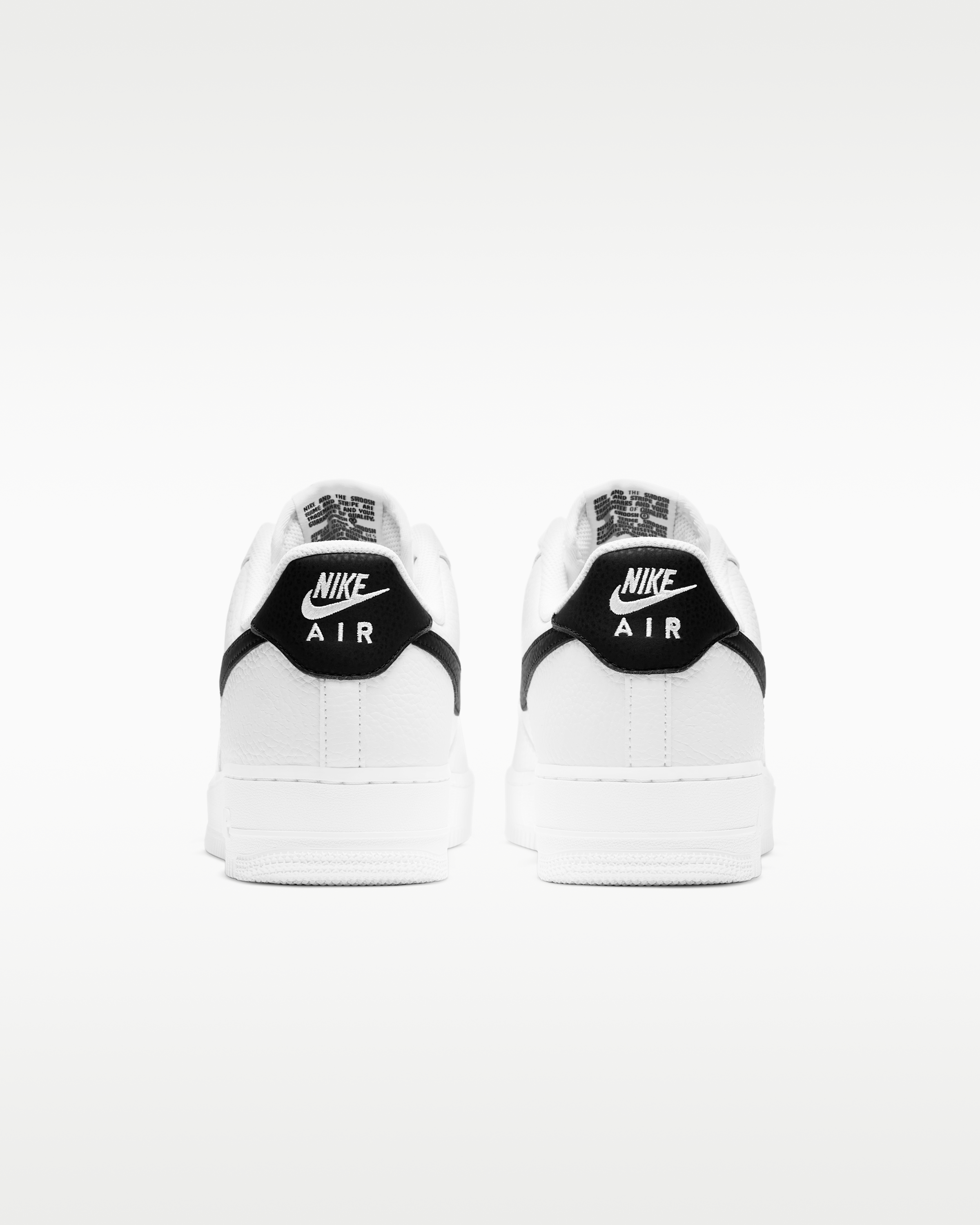Nike Air Force 1 '07 Men's Shoe - White/Black - View 6