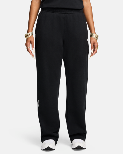 NOCTA NOCTA Fleece CS Open-Hem Tracksuit Bottoms - Black/Black/White - View 3