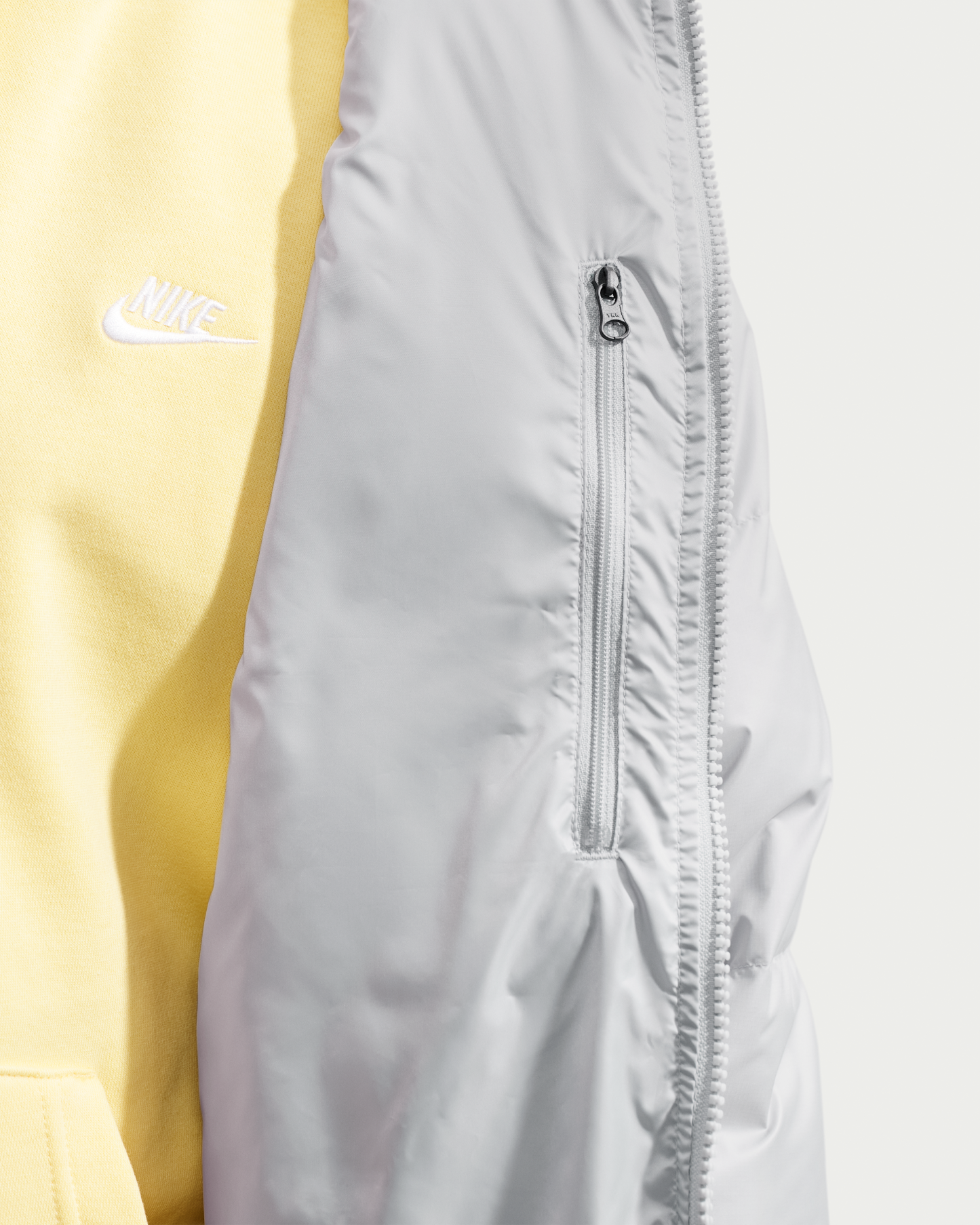Nike Windrunner Men's Down Jacket - Grey Fog/Grey Fog/White - View 7