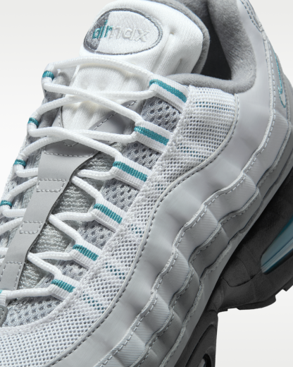Nike Air Max 95 Big Bubble Men's Shoes - Cool Grey/Mineral Teal/Wolf Grey/Metallic Silver - View 7