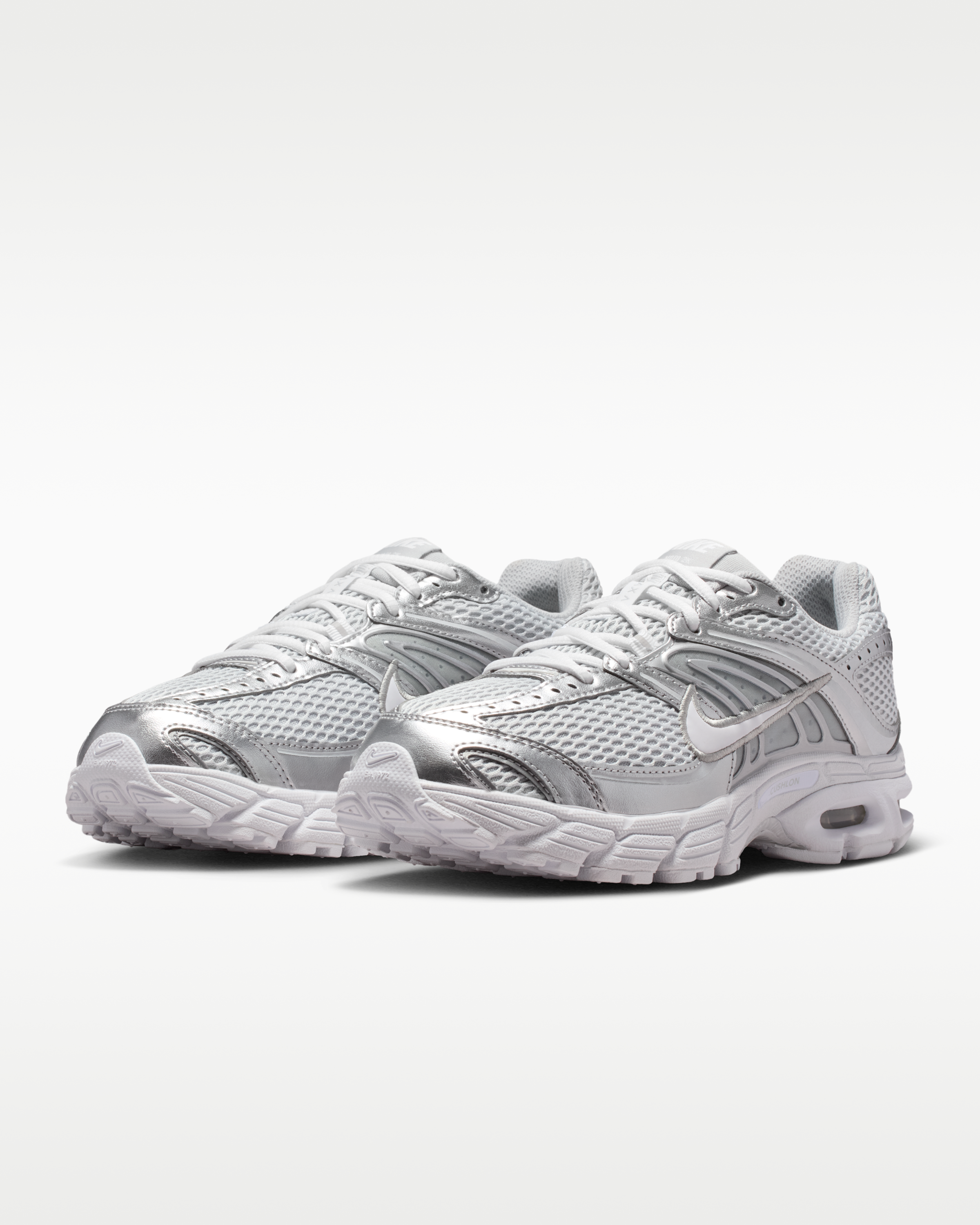 Nike Air Max Moto 2K Women's Shoes with Reflective Design Accents - Grey Fog/Metallic Silver/White - View 5