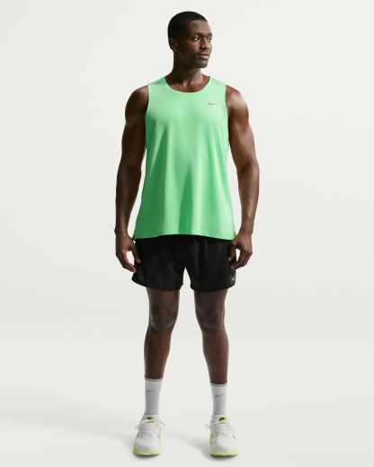 Nike Miler Men's Dri-FIT Running Tank Top - Illusion Green - View 9