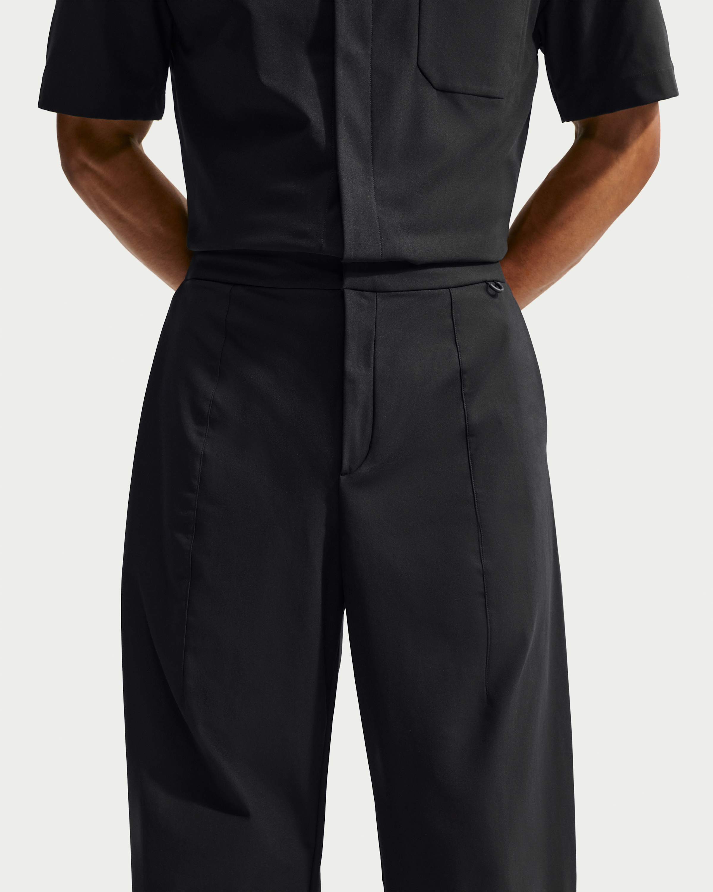 Nike 24.7 PerfectStretch Men's Dri-FIT UV Protection Barrel-Leg Trousers - Black/Black/Dark Smoke Grey - View 2