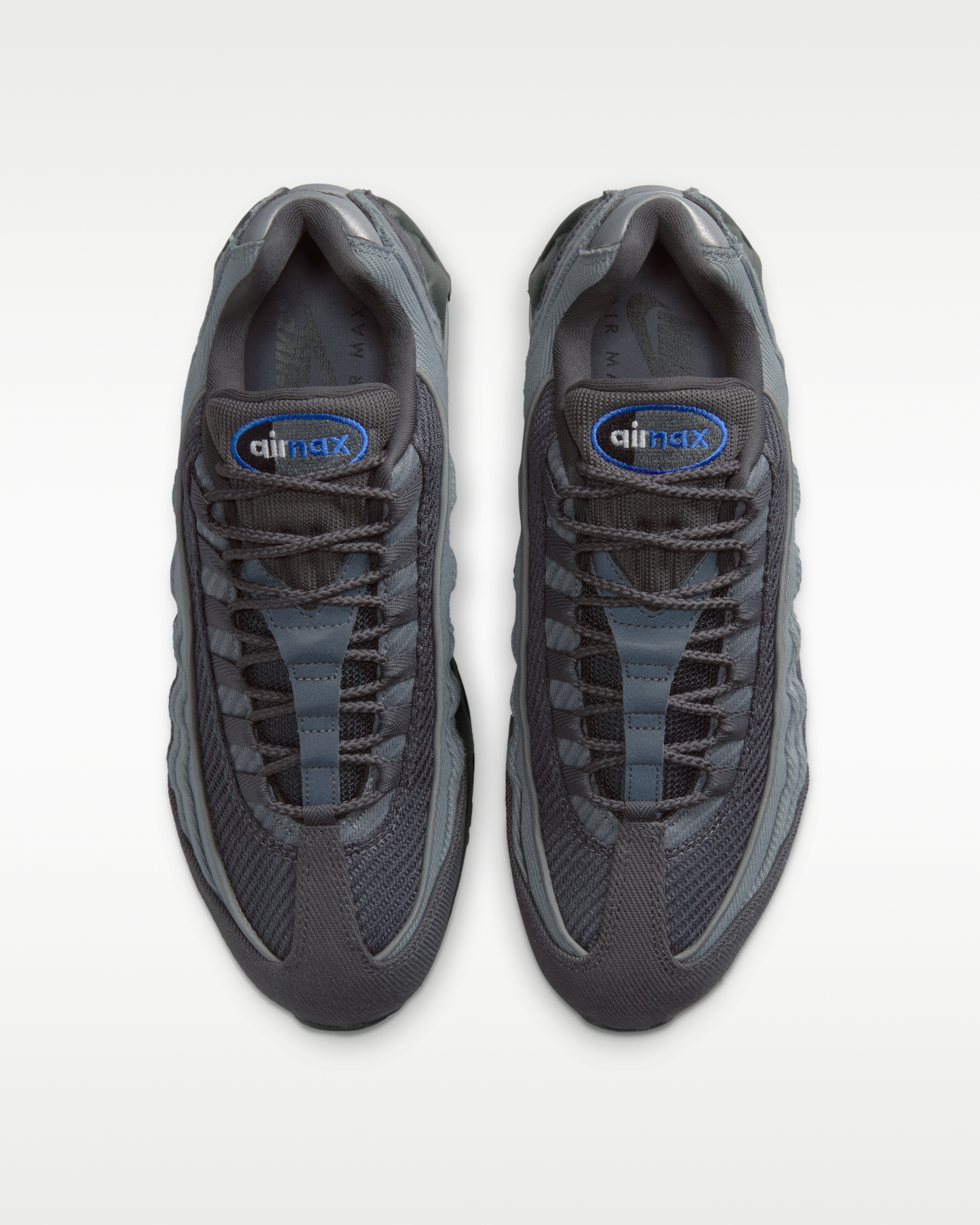 Nike Air Max 95 Big Bubble Men's Shoes - Smoke Grey/Anthracite/Black/Racer Blue - View 4