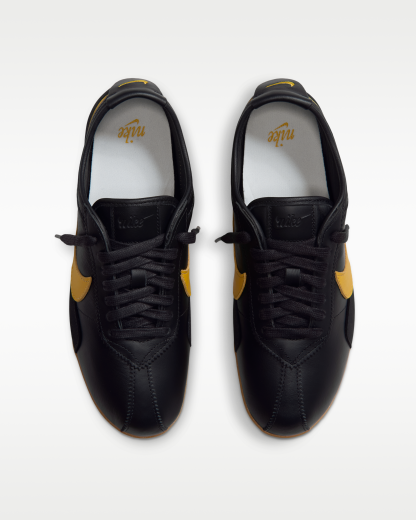 Nike Moon Shoe OG Leather Women's Shoes - Black/Gum Light Brown/Pale Ivory/Yellow Ochre - View 4