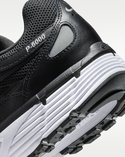Nike P-6000 Shoes - Black/White/Metallic Silver/Black - View 8