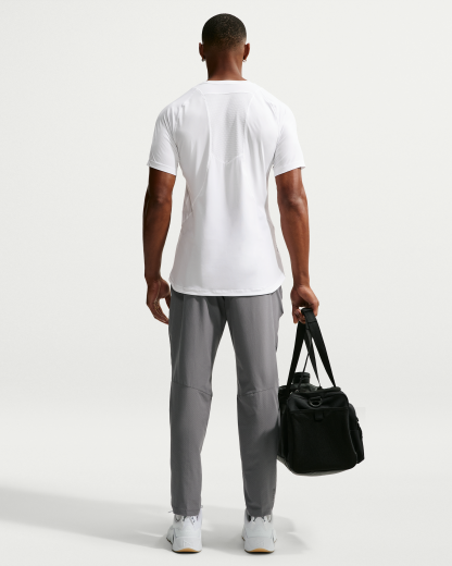 Nike Pro Training Men's Dri-FIT ADV Short-Sleeve Top - White/White/Black - View 5