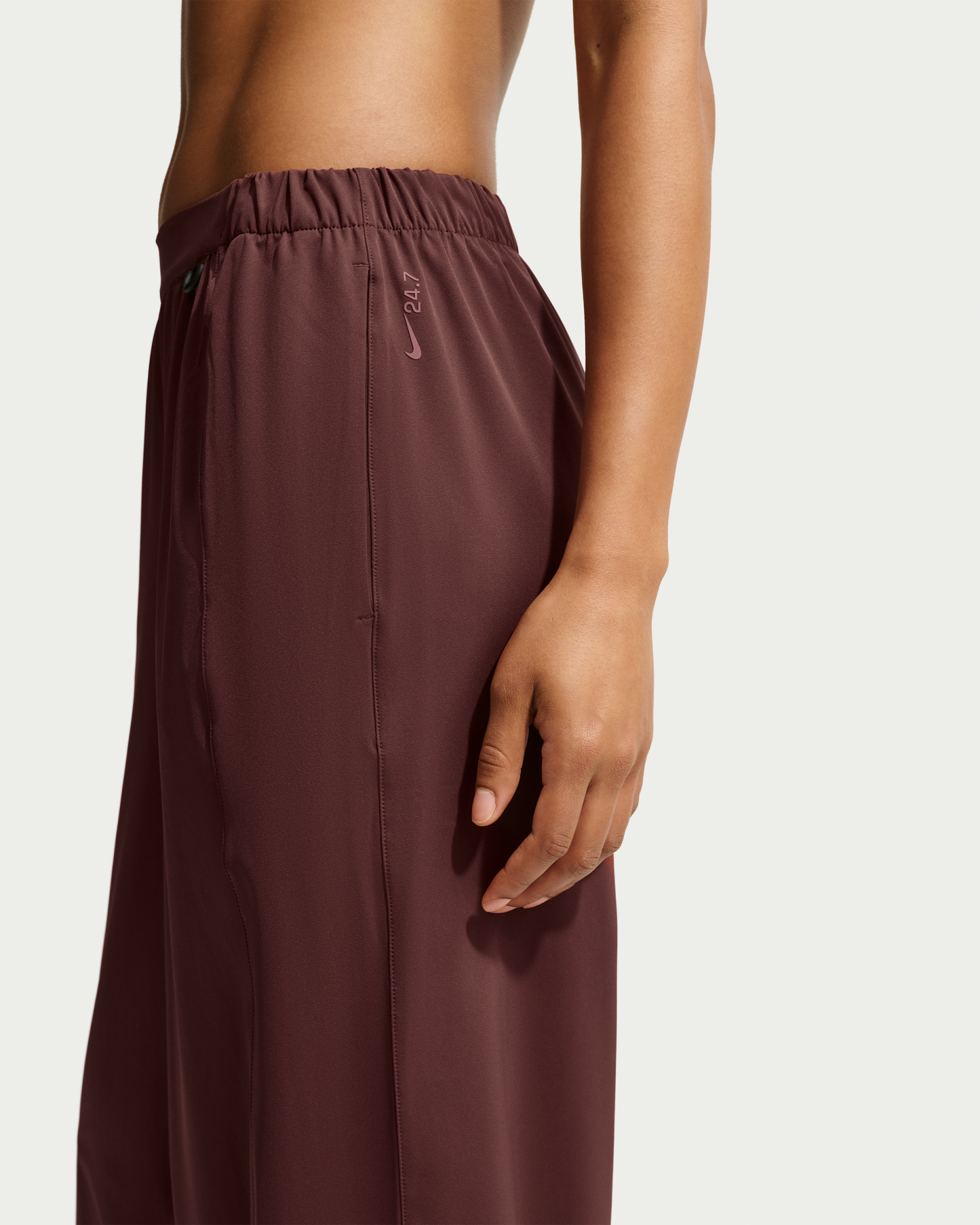 Nike 24.7 PerfectStretch Women's Dri-FIT Mid-Rise Wide-Leg Trousers - Mystic Dates/Light Boulder - View 3