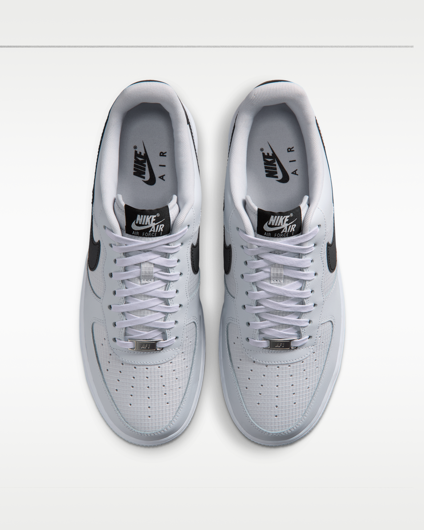 Nike Air Force 1 '07 LV8 Men's Shoes - Geyser Grey/White/Black - View 4