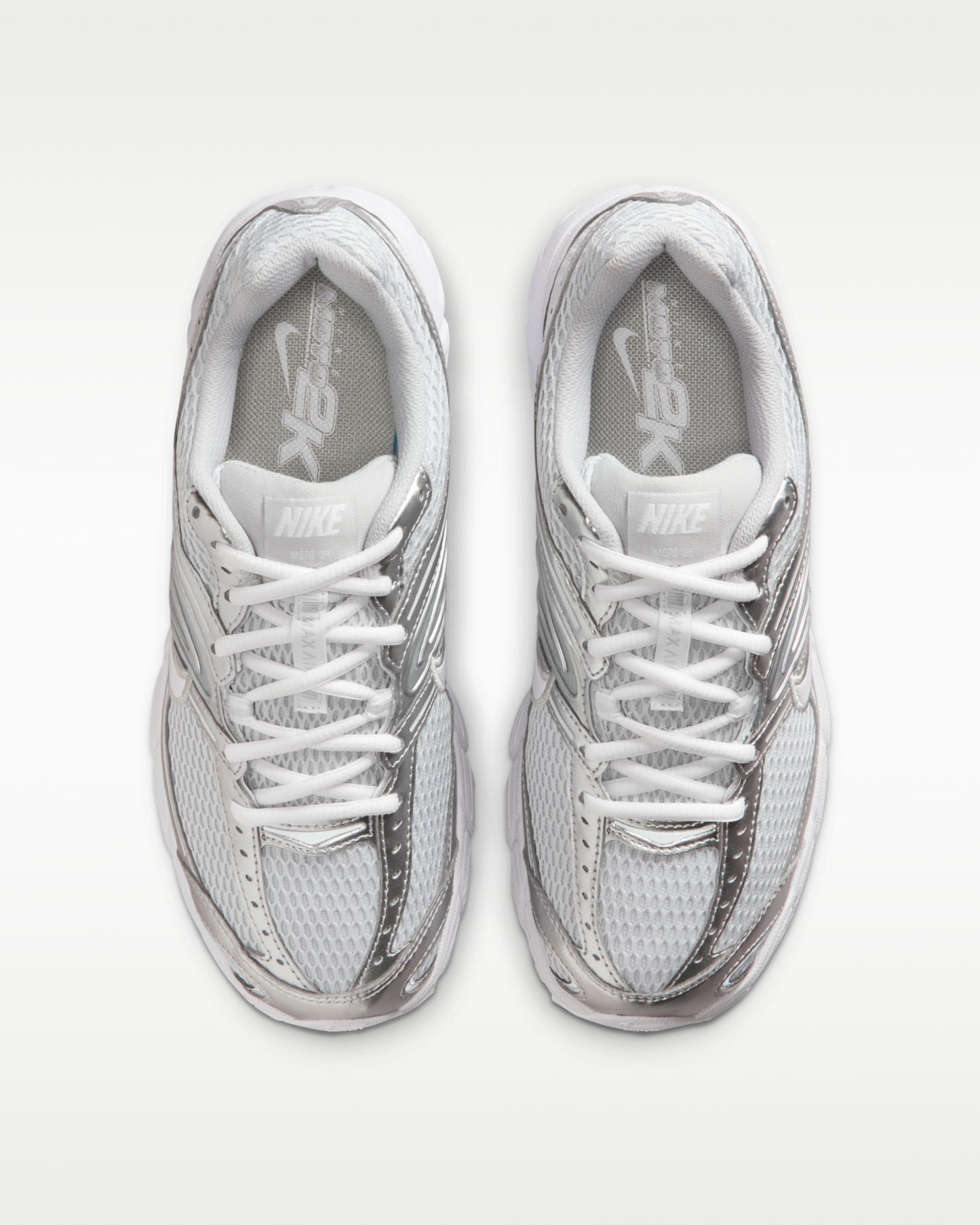 Nike Air Max Moto 2K Women's Shoes with Reflective Design Accents - Grey Fog/Metallic Silver/White - View 4