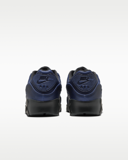 Nike Air Max 90 Premium Men's Shoes - Dark Smoke Grey/University Blue/Dark Smoke Grey - View 6