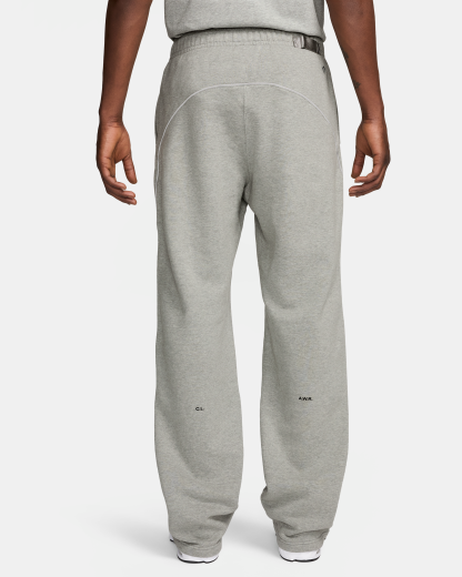 NOCTA NOCTA Fleece CS Open-Hem Tracksuit Bottoms - Dark Grey Heather/Matte Silver/Black - View 4