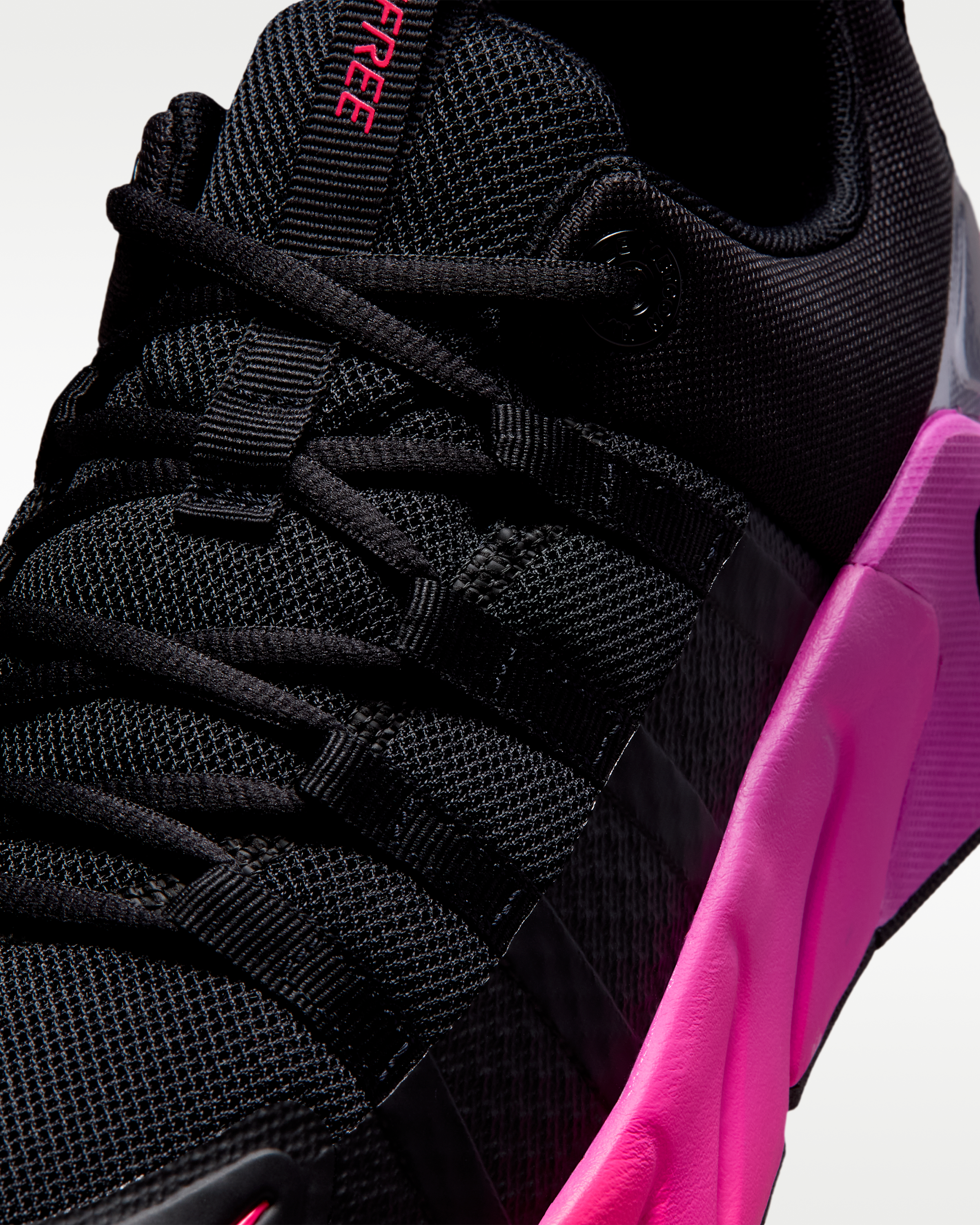 Nike Free Metcon 7 Women's Training Shoes - Black/Hyper Pink/Metallic Cool Grey/Fuchsia Blast - View 7