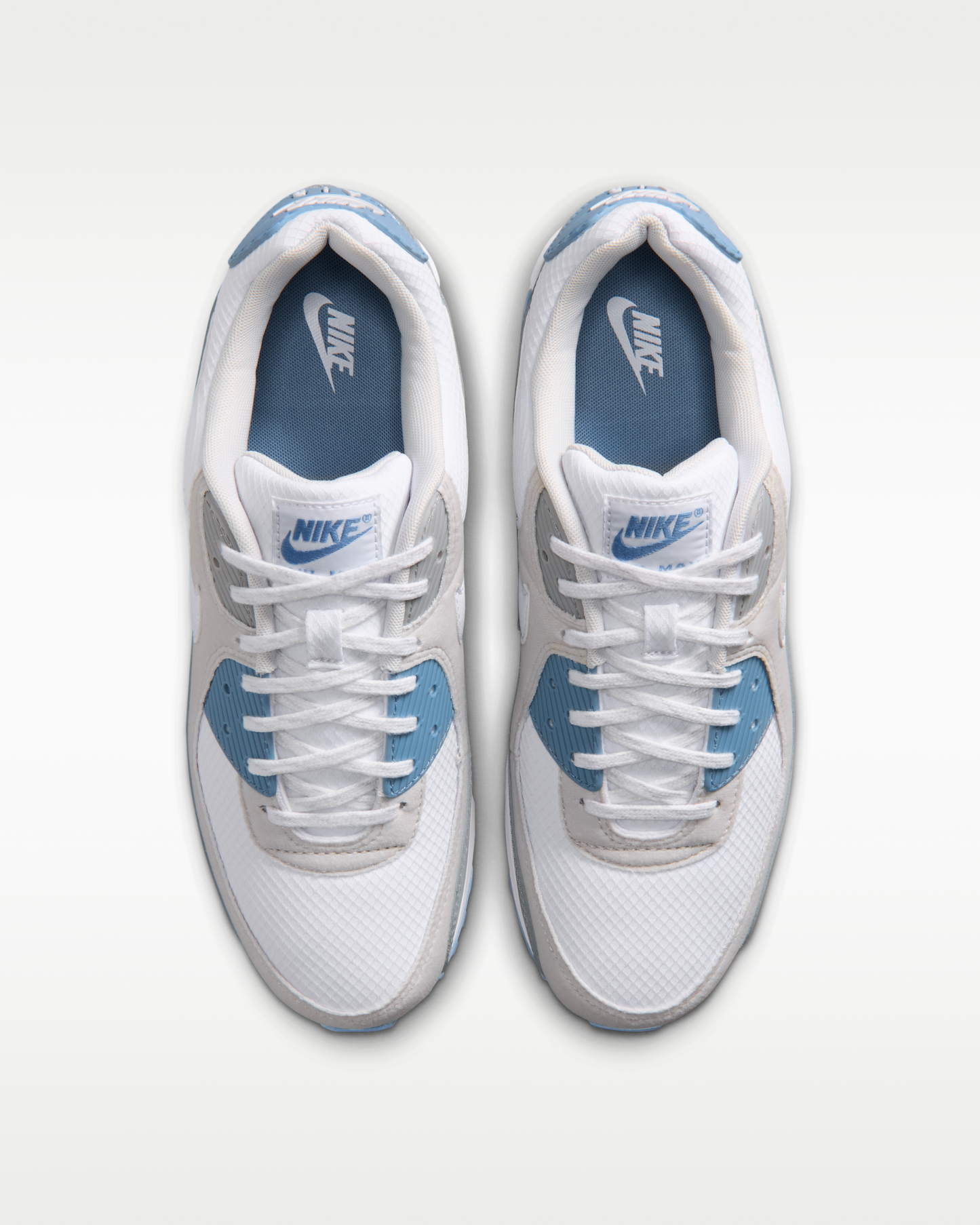 Nike Air Max 90 Men's Shoes - White/Light Smoke Grey/Photon Dust/White - View 4
