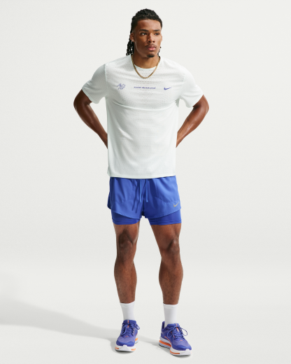 Nike Stride Men's Dri-FIT 13cm (approx.) Hybrid Running Shorts - Lapis - View 1