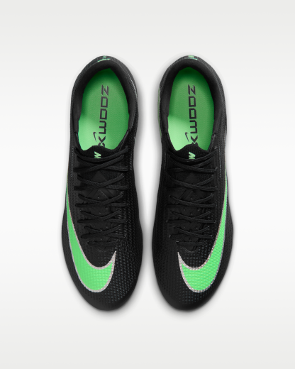Nike Mercurial Superfly 11 Elite Firm-Ground Low-Top Football Boots - Black/Black/Illusion Green - View 4