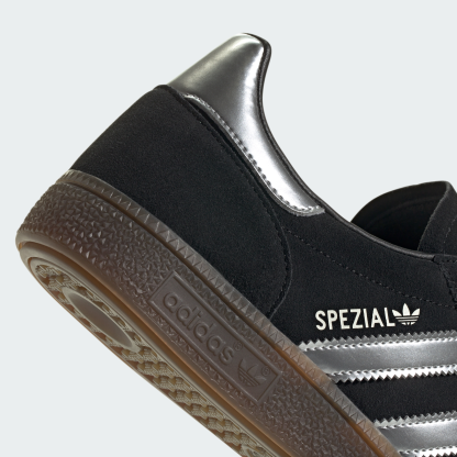 adidas Handball Spezial Shoes - Core Black / Silver Metallic / Gum - View 9