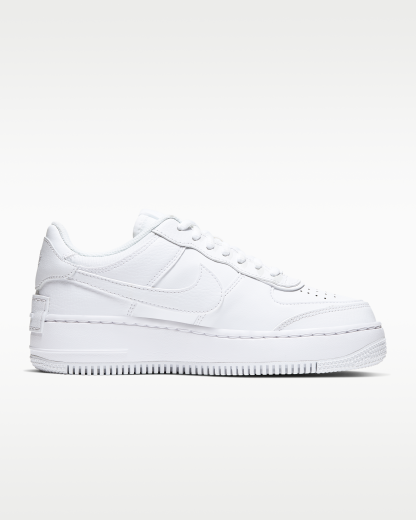 Nike Air Force 1 Shadow Women's Shoes - White/White/White - View 3