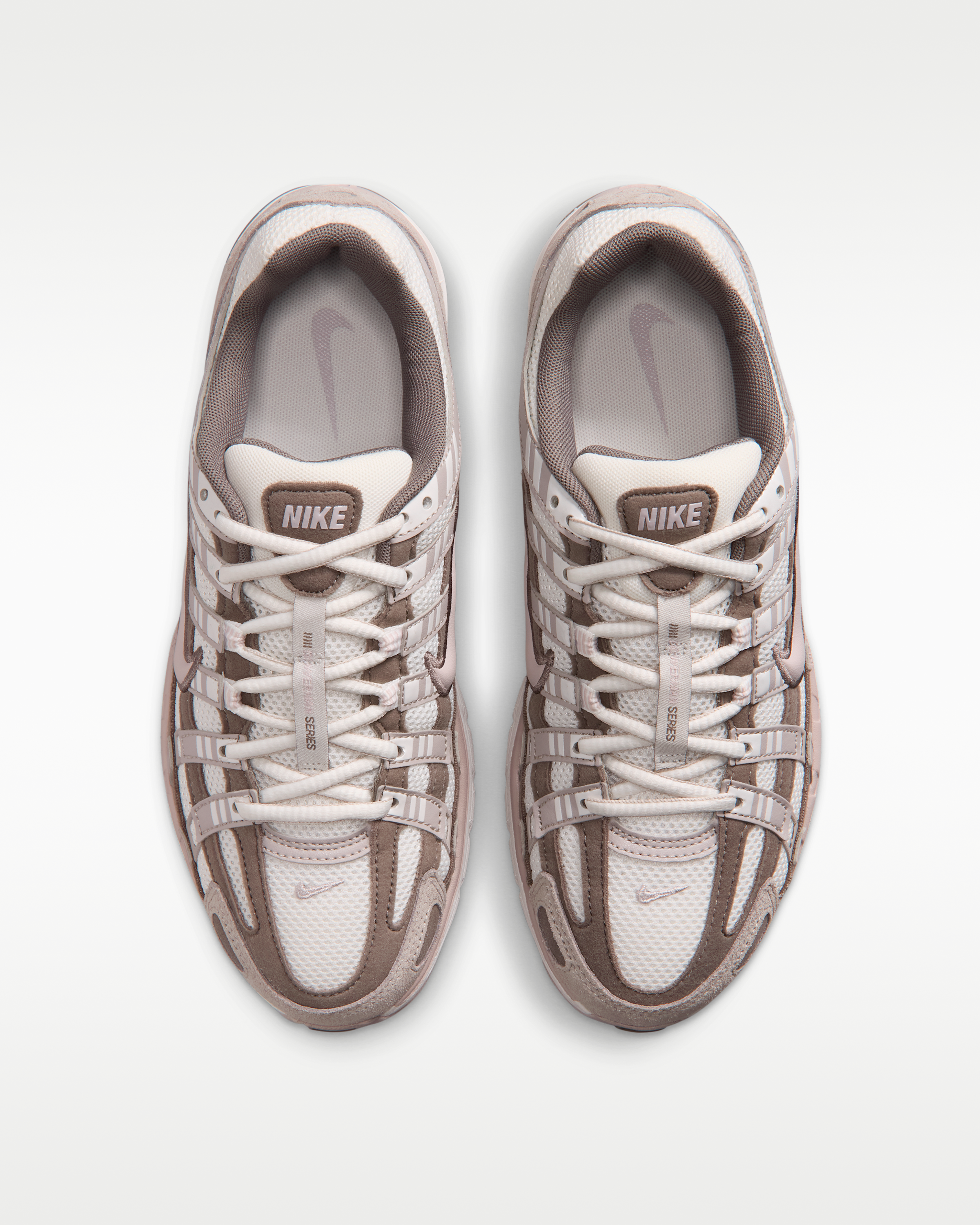 Nike P-6000 Women's Shoes - Summit White/Cave Stone/College Grey/Platinum Violet - View 4