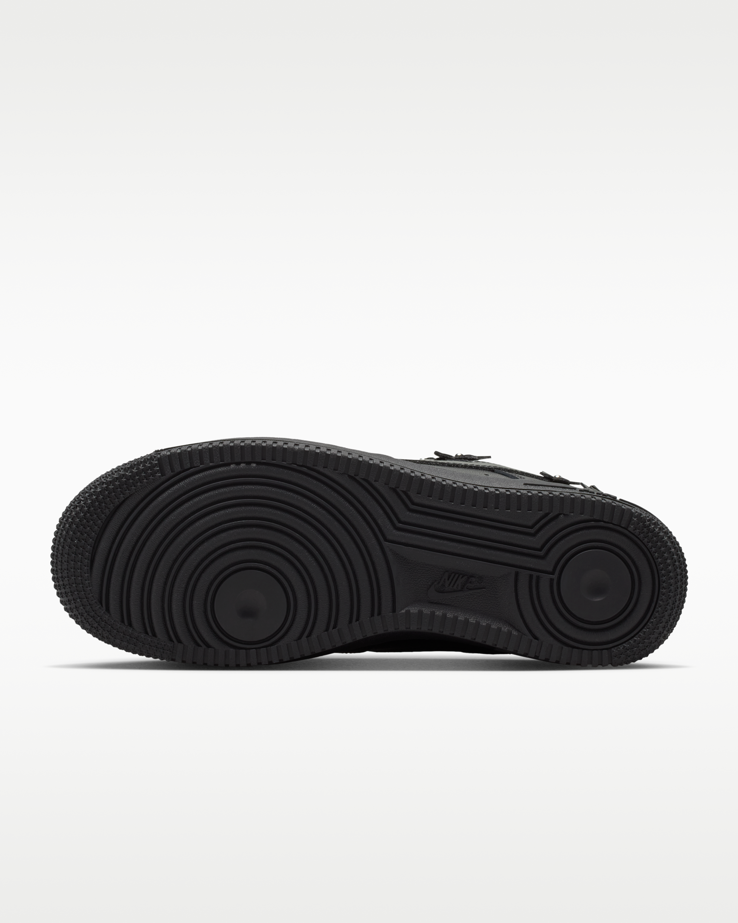 Nike Air Force 1 '07 'Florette' Women's Shoes - Black/Off-Noir/Metallic Silver/Black - View 2