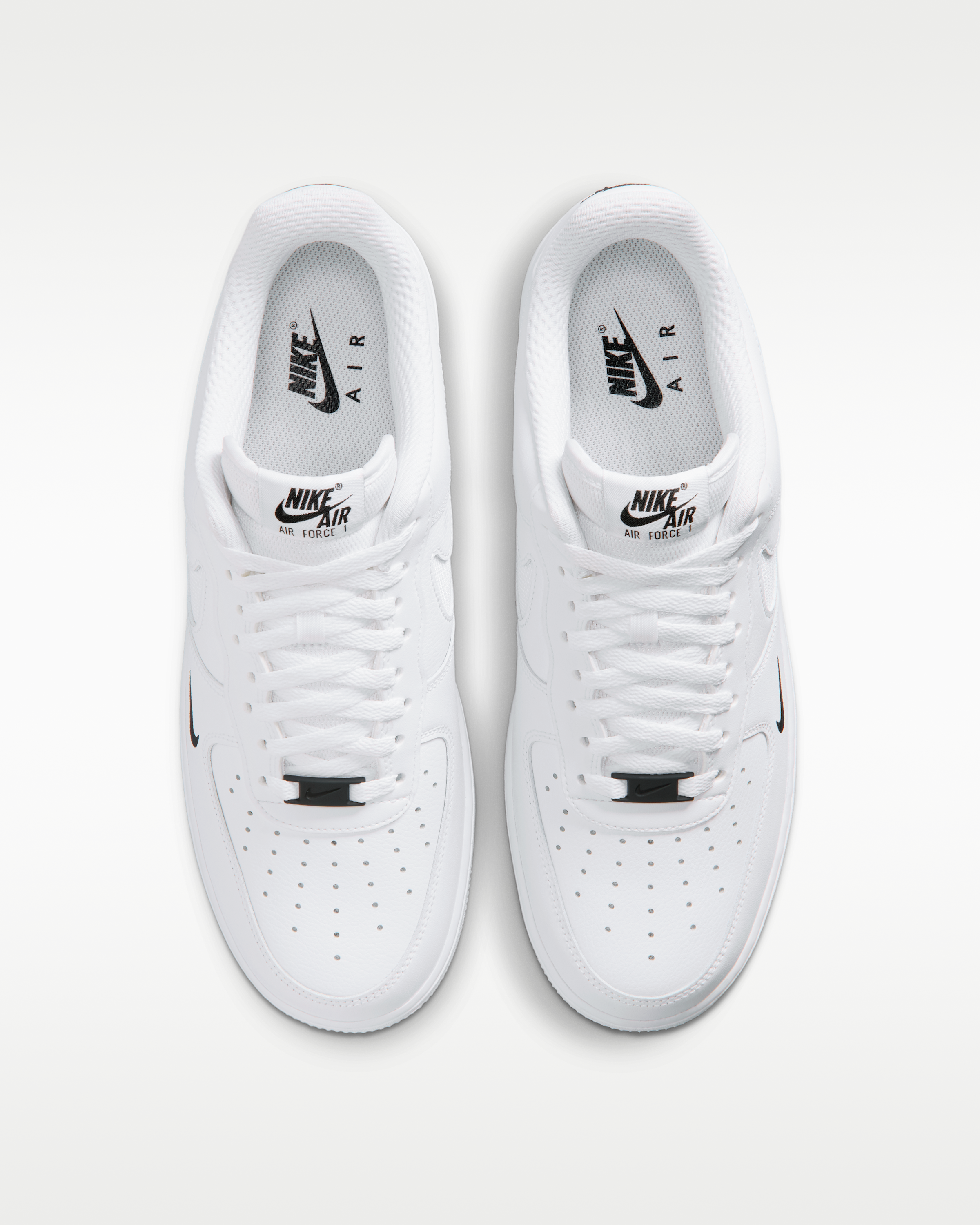 Nike Air Force 1 '07 LV8 Men's Shoes - White/Black/Reflect Silver - View 4