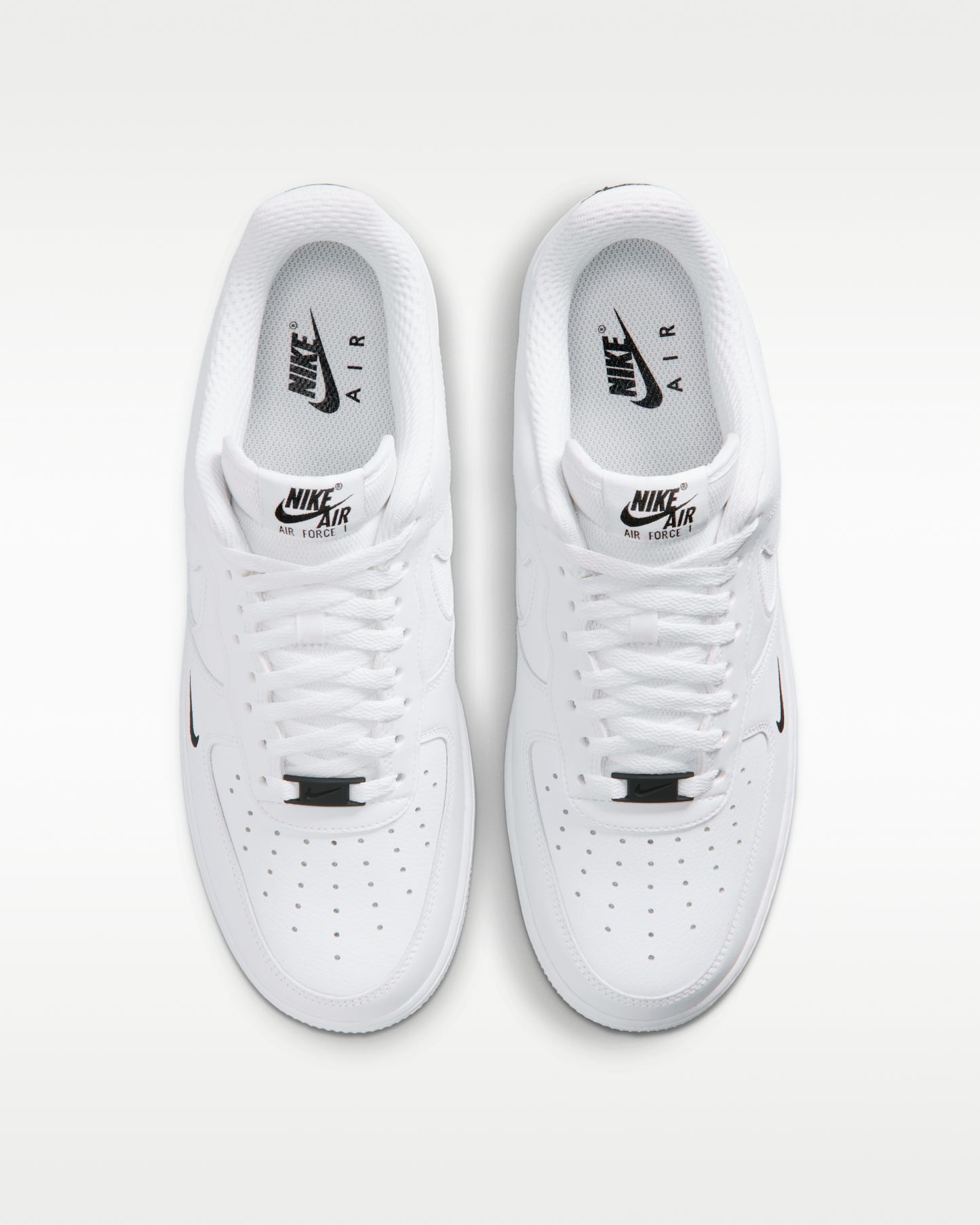 Nike Air Force 1 '07 LV8 Men's Shoes - White/Black/Reflect Silver - View 4