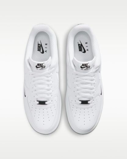 Nike Air Force 1 '07 LV8 Men's Shoes - White/Black/Reflect Silver - View 4